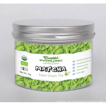 Matcha Super Green Tea Powder Japanische Art 100% Bio EU Nop Jas Zertifizierter Kleiner Auftrag Avaliable (T2)